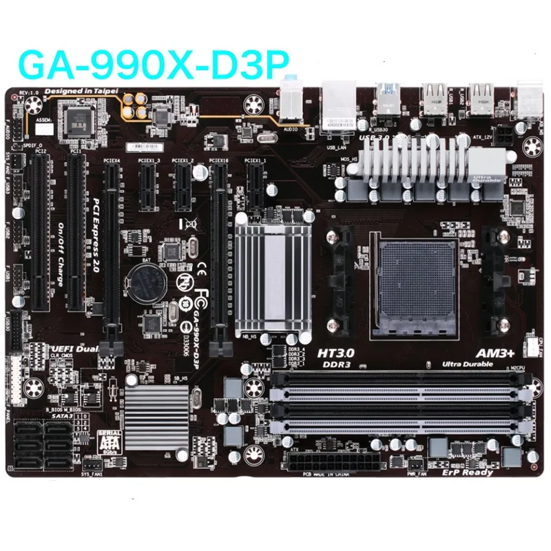 Подходит для Gigabyte GA-990X-D3P материнская плата 32 ГБ Разъем AM3 + DDR3 ATX материнская плата 100% протестирована нормально полностью работает Бесплатная доставка
Подходит для Gigabyte GA-990X-D3P материнская плата 32 ГБ Разъем AM3 + DDR3 ATX материнская плата 100% протестирована нормально полностью работает Бесплатная доставка