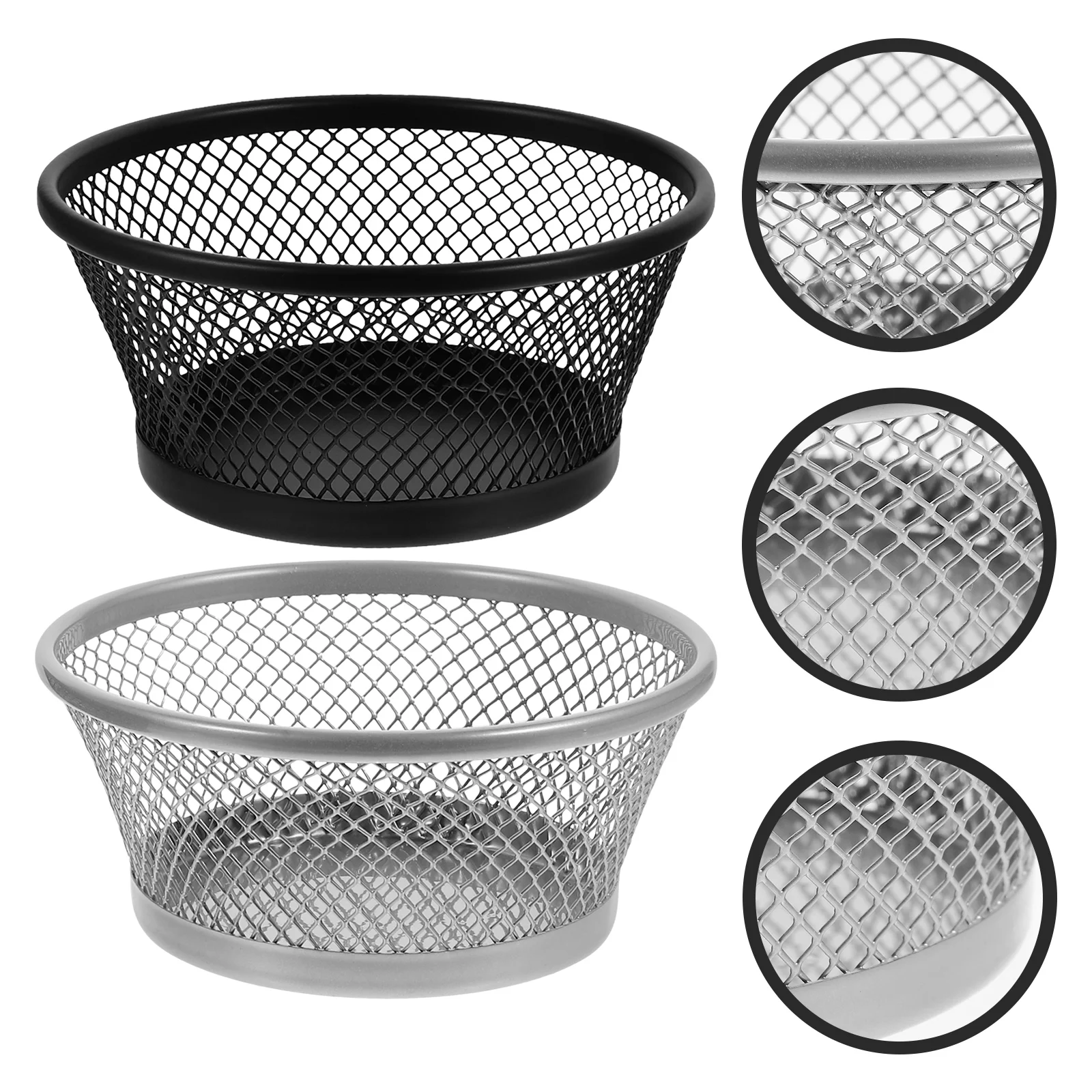2pcs Office Paperclip Mesh Basket Sundries Storage Holder Office Storage Bucket for Clips
2pcs Office Paperclip Mesh Basket Sundries Storage Holder Office Storage Bucket for Clips