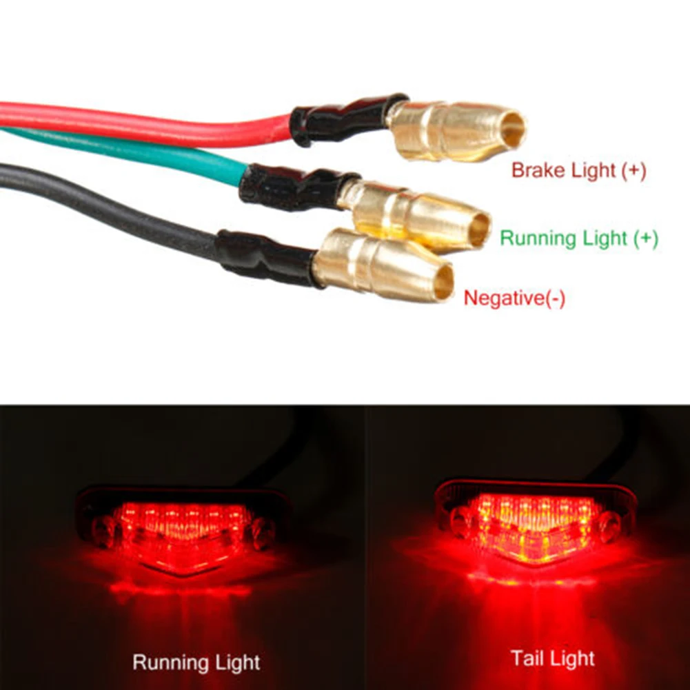 1pc Motorcycle Red 12 LED 26cm Headlight Taillight Rear Stop Light Brake Lights Motorbike Mudguard Brake Stop Lamp
1pc Motorcycle Red 12 LED 26cm Headlight Taillight Rear Stop Light Brake Lights Motorbike Mudguard Brake Stop Lamp