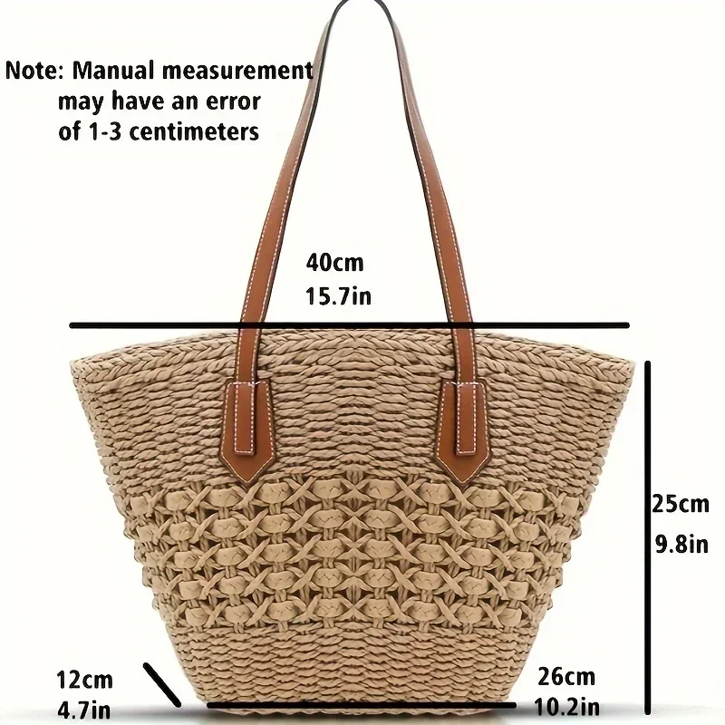 Hollow Braided Straw Travel Tote 3 S093dfd256506482b98661b1ca4202367w