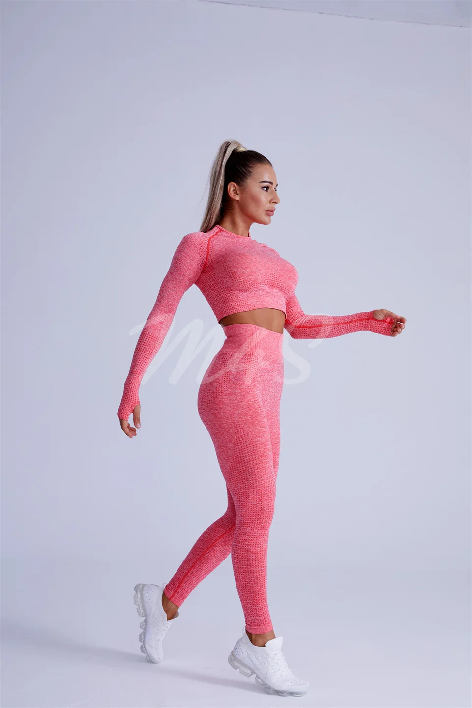 Ensemble Weibliche 2 Stück Yoga Set Frauen Nahtlose Daumen Loch Gym Workout Fitness Kleidung Sportswear Langarm Crop Top Leggings Ensemble Weibliche 2 Stück Yoga Set Frauen Nahtlose Daumen Loch Gym Workout Fitness Kleidung Sportswear Langarm Crop Top Leggings