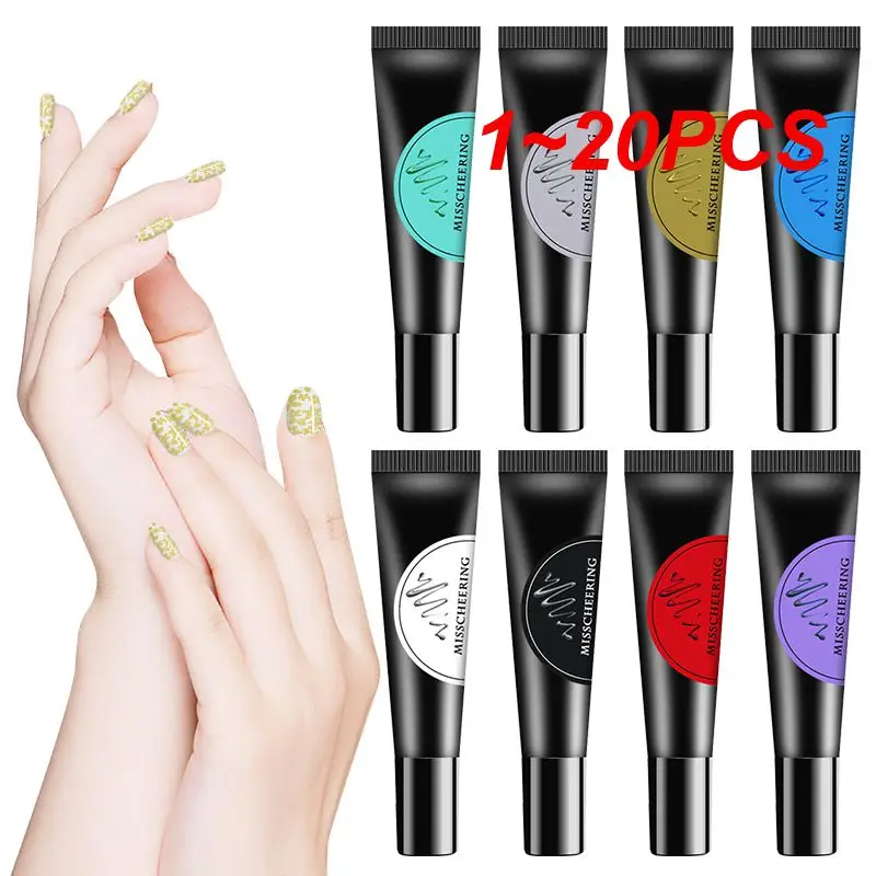 1~20PCS Bottle 12 Colors 8ml Stamping Gel Polish Black White Gold Silver Nail Stamping Gel Printing Polish Soak Off Gel Varnish
1~20PCS Bottle 12 Colors 8ml Stamping Gel Polish Black White Gold Silver Nail Stamping Gel Printing Polish Soak Off Gel Varnish