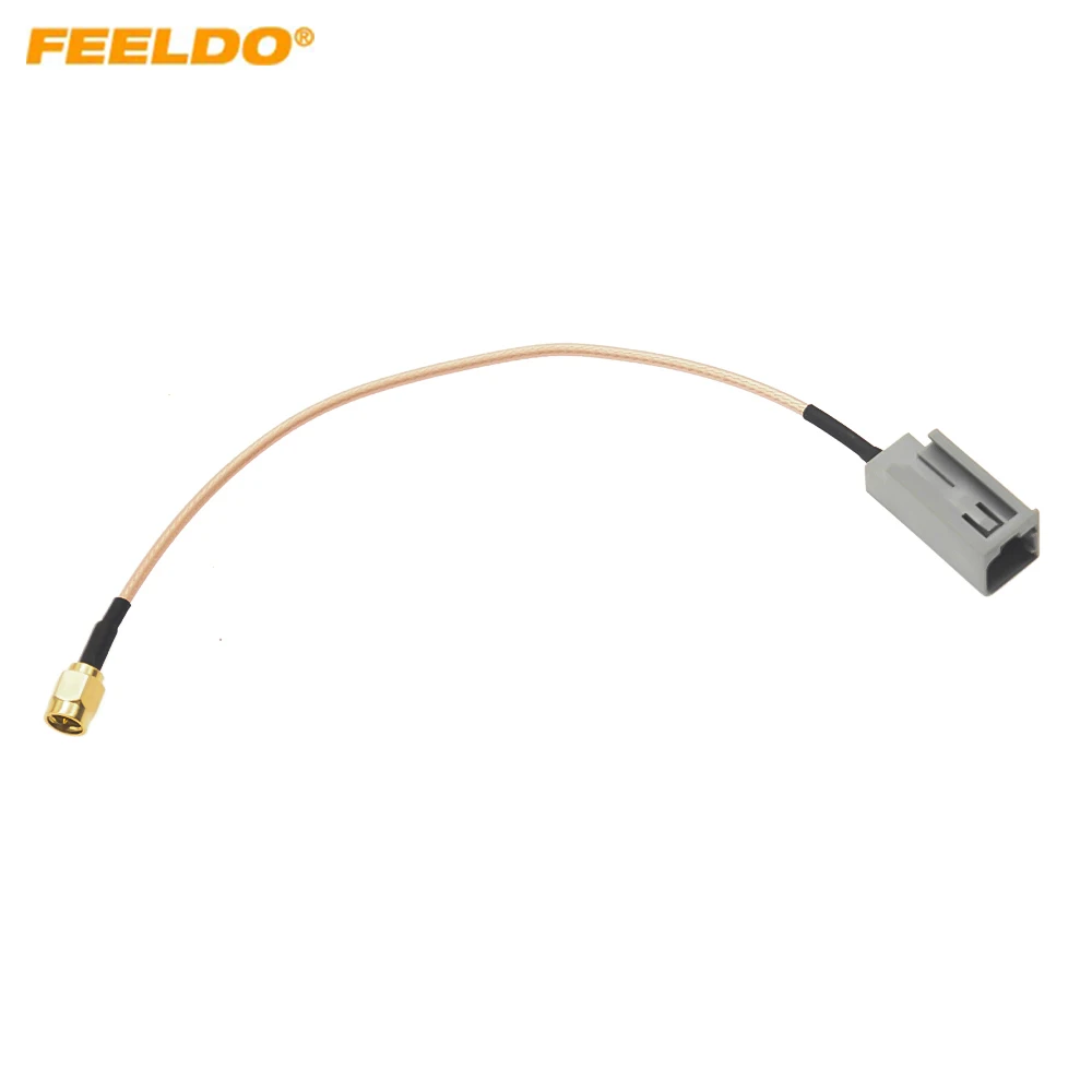 

FEELDO Car Auto Aerial Antenna Adapter GT5 (Male) Plug To SMA (Male) Plug Cable For GSM/GPS/DAB/Radio