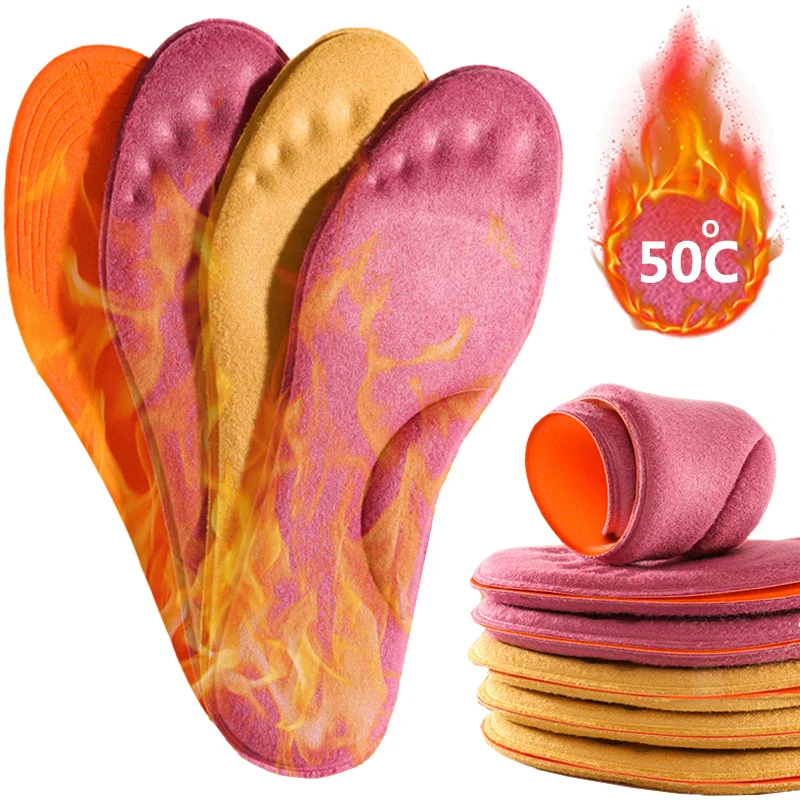 Winter Self Heating Insoles Thermostatic Thermal Insole Massage Thermal Thicken Insole Memory Sweat-absorbent Plush Insoles
Winter Self Heating Insoles Thermostatic Thermal Insole Massage Thermal Thicken Insole Memory Sweat-absorbent Plush Insoles