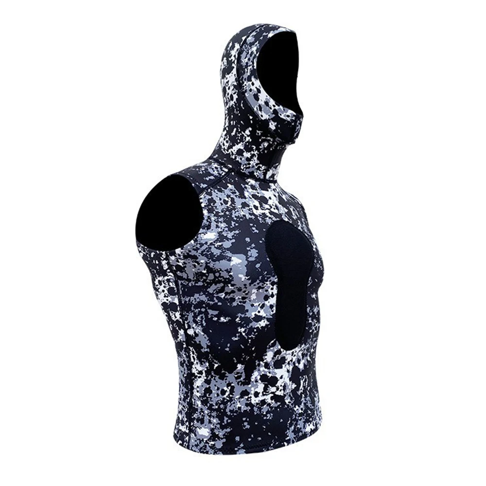 New 1.5MM Neoprene Camouflage Hooded Diving Vest Adult Warm Sleeveless Vest Underwater Hunting Fishing Surfing Diving Top 2023
New 1.5MM Neoprene Camouflage Hooded Diving Vest Adult Warm Sleeveless Vest Underwater Hunting Fishing Surfing Diving Top 2023