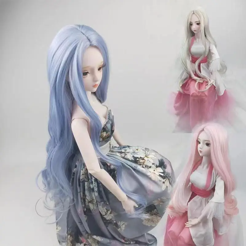 Doll Wig For 1/3 1/4 1/8 1/6 BJD Doll Hair High Temperature Wig DIY Princess Doll Girl Long Fake Wig Toy Gift
Doll Wig For 1/3 1/4 1/8 1/6 BJD Doll Hair High Temperature Wig DIY Princess Doll Girl Long Fake Wig Toy Gift