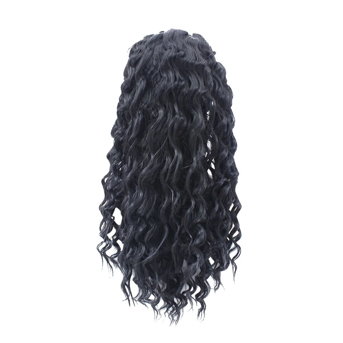 

16 Inches Front Lace Curly Fringe Wig Curly Hair Wigs Brazilian Remy- Curly Human-Hair Wigs for Women