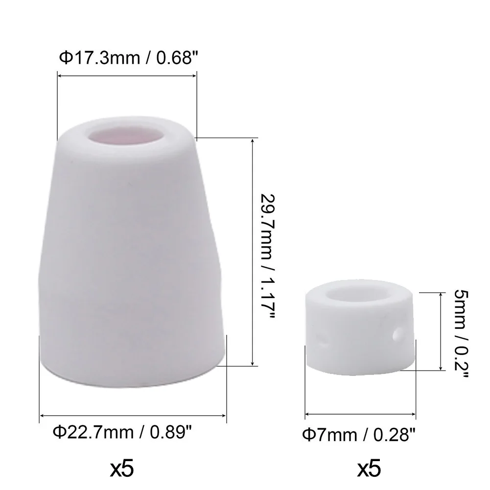 Useful Brand New Hot Sale Plasma Cutter Electrodes Nozzles 30 Pcs Accessories CUT-40 LGK-40 PT-31 Copper&ceramic
Useful Brand New Hot Sale Plasma Cutter Electrodes Nozzles 30 Pcs Accessories CUT-40 LGK-40 PT-31 Copper&ceramic