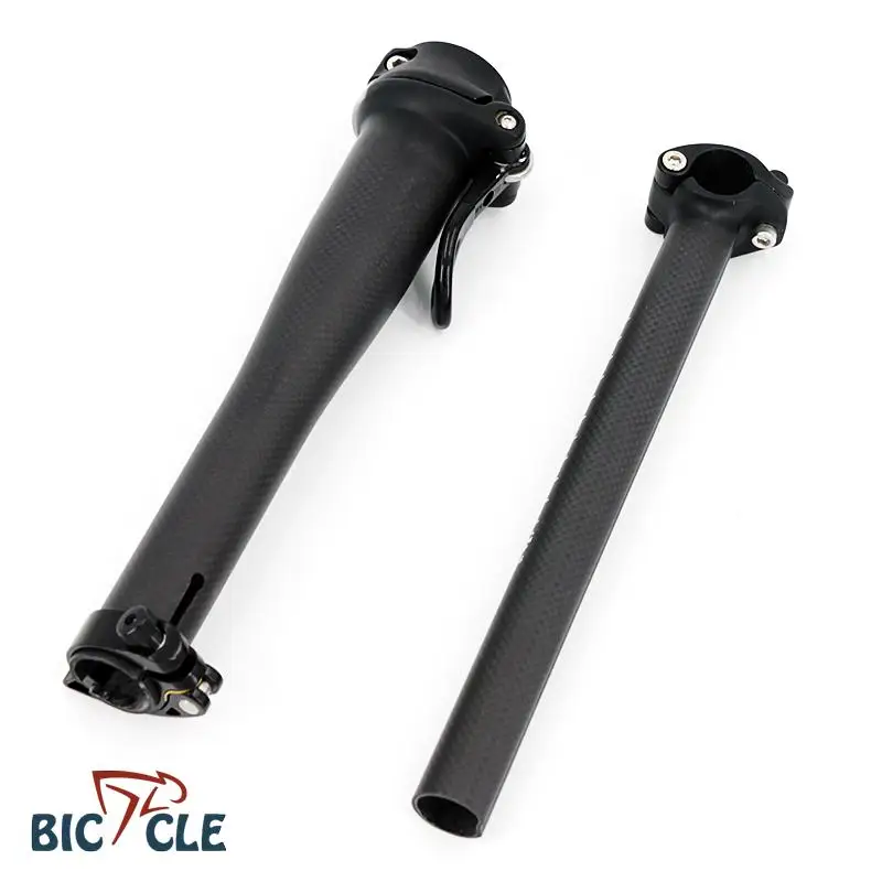 

New Folding Stand Pipe Carbon Fiber Faucet SP8 Retractable Handle Suitable For 28.6 Front Fork 25.4 Handle