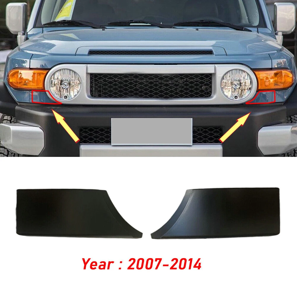 2pcs Metal Front Bumper Grille Headlight Lower Filler Molding Trim Primer Black Cover Clip On For Toyota FJ Cruiser 2007-2014
2pcs Metal Front Bumper Grille Headlight Lower Filler Molding Trim Primer Black Cover Clip On For Toyota FJ Cruiser 2007-2014