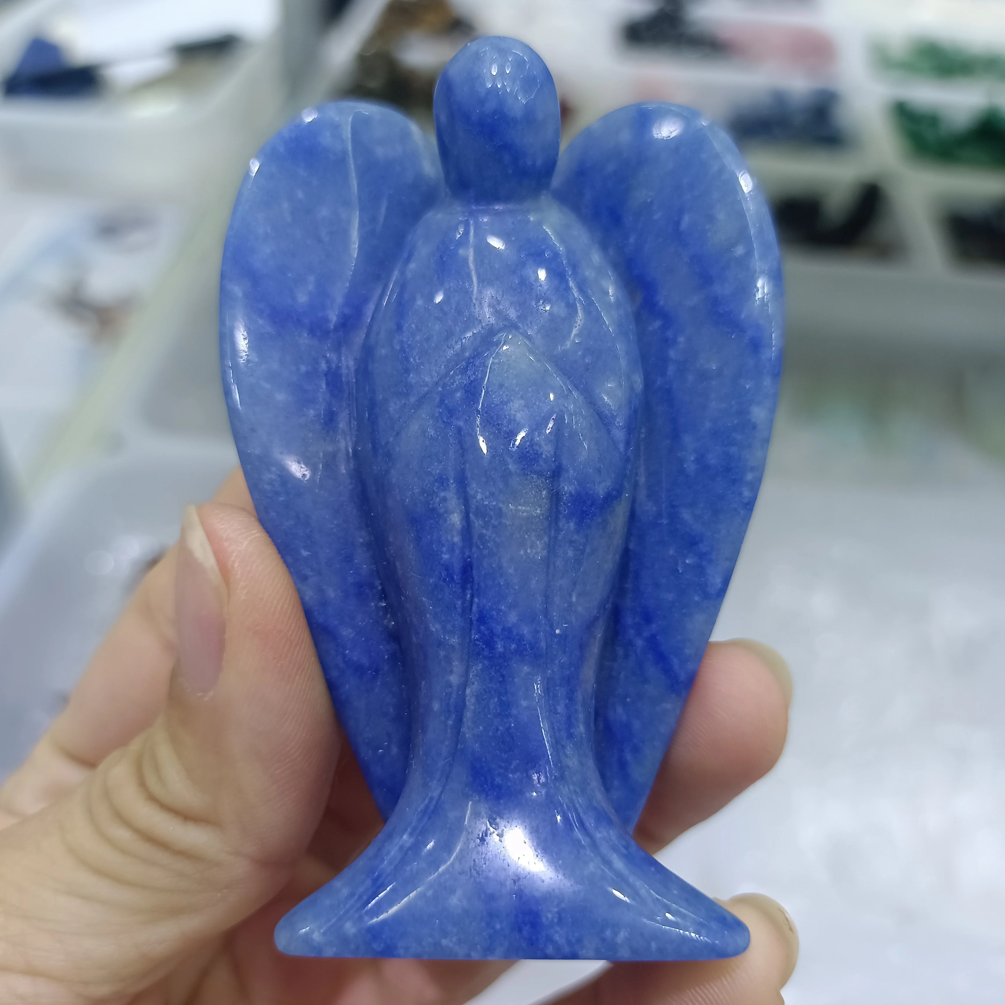7-8cm Natural Various Crystal Quartz Ore Carved Angel,Mineral Specimen Home Office Decoration, Energy Reiki Healing Gem
7-8cm Natural Various Crystal Quartz Ore Carved Angel,Mineral Specimen Home Office Decoration, Energy Reiki Healing Gem