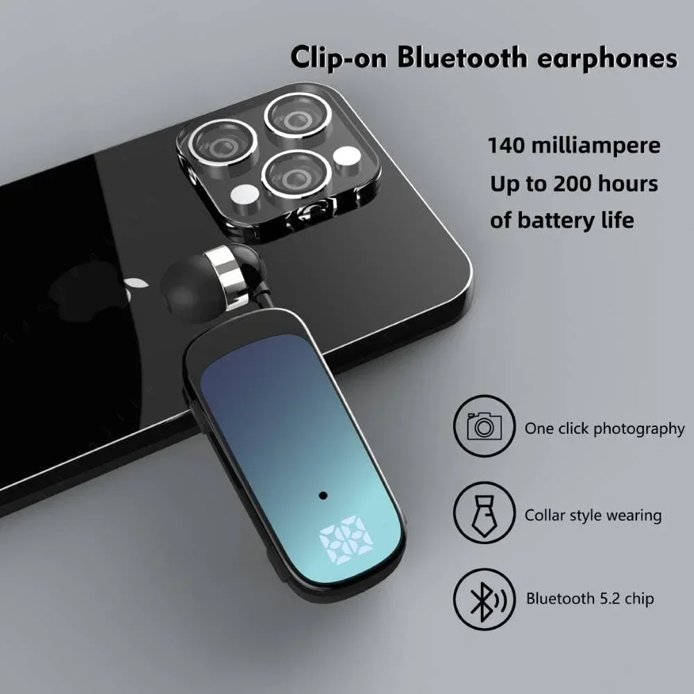 Bluetooth Earphones Headset Single Ear Handsfree with Wire Wireless Headphone In Lotus Retractable Lavalier Clip Trouvaille K65
Bluetooth Earphones Headset Single Ear Handsfree with Wire Wireless Headphone In Lotus Retractable Lavalier Clip Trouvaille K65