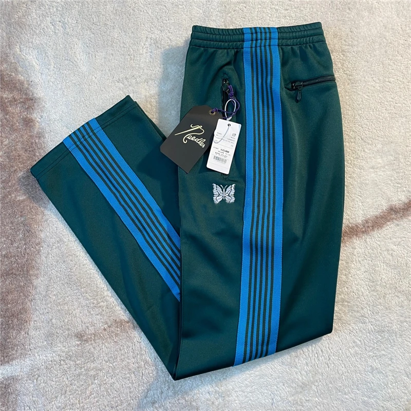 AWGE Embroidery Butterfly Sweatpants Needles Sweatpants Men Women Pants Webbing Striped Needles AWGE Don’t Cry Track Trousers
AWGE Embroidery Butterfly Sweatpants Needles Sweatpants Men Women Pants Webbing Striped Needles AWGE Don’t Cry Track Trousers