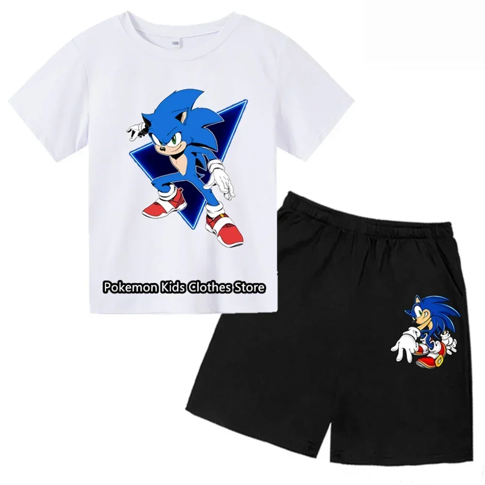 New Mario T-Shirt Sonic Boys Girls Teenager Summer Short Sleeve Tops Children Casual Mickey Mouse Tops Tee Shirt set
New Mario T-Shirt Sonic Boys Girls Teenager Summer Short Sleeve Tops Children Casual Mickey Mouse Tops Tee Shirt set