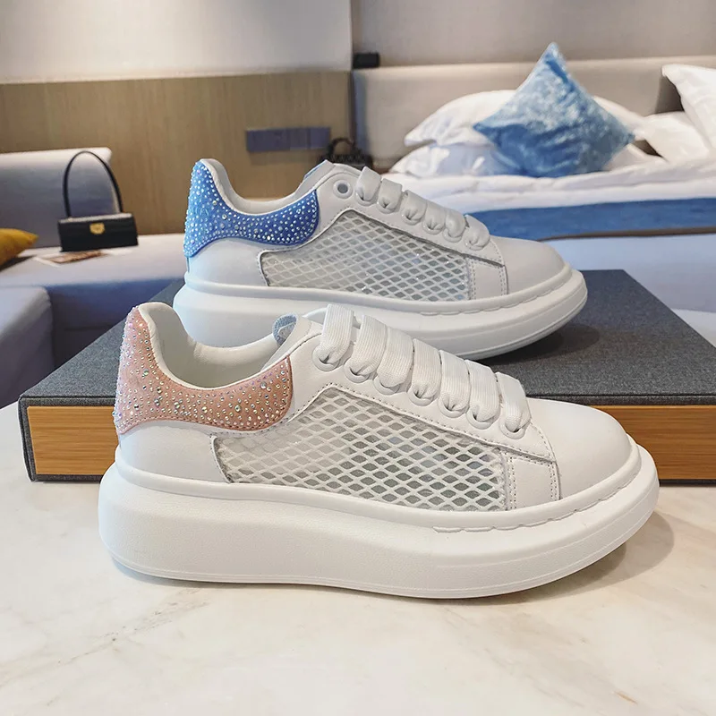 Leather Women's Shoes Round Toe Wedge Basket 2024 Casual Female Sneakers Mixed Colors All-Match Crystal Flats Genuine Leather Sp
Leather Women's Shoes Round Toe Wedge Basket 2024 Casual Female Sneakers Mixed Colors All-Match Crystal Flats Genuine Leather Sp