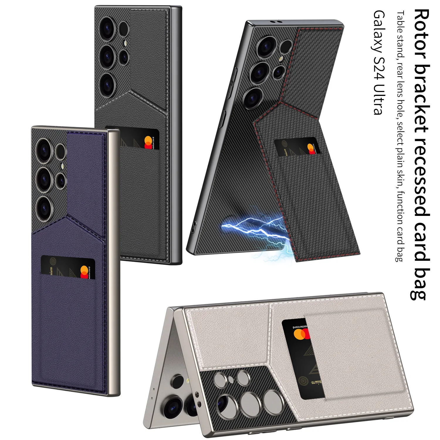 For Samsung S24 Ultra Holder Card Case Phone Case Business High-End Innovative Design S23 Ultra Magnetic Holder Protective Case
For Samsung S24 Ultra Holder Card Case Phone Case Business High-End Innovative Design S23 Ultra Magnetic Holder Protective Case