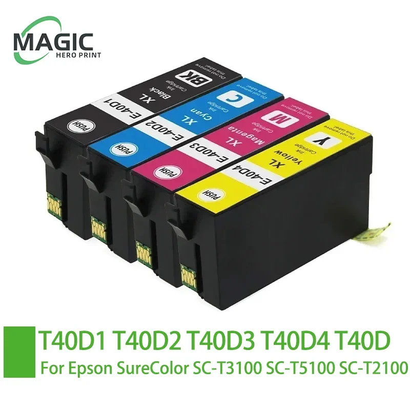 

Совместимый чернильный картридж для струйных принтеров T40D1 T40D2 T40D3 T40D4 T40D для Epson