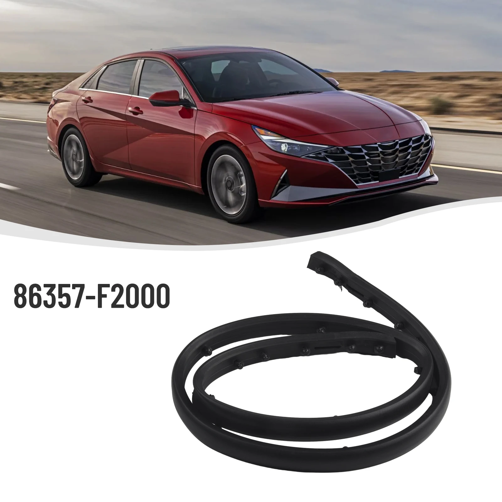 86357F2000 Seal Strip 1Pcs 2017-2018 Direct Replacement For Hyundai Elantra Sedan Front Durable Car Accessories
86357F2000 Seal Strip 1Pcs 2017-2018 Direct Replacement For Hyundai Elantra Sedan Front Durable Car Accessories