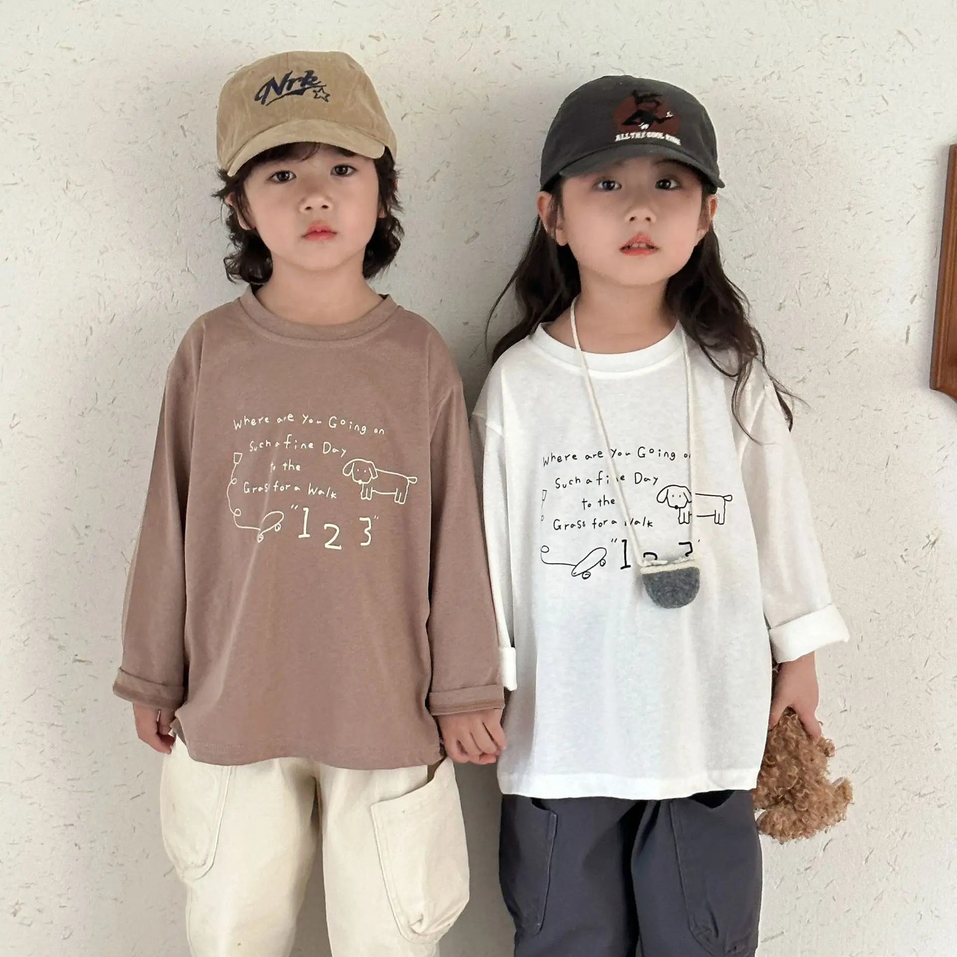 2025 Spring New Children Long Sleeve T Shirts Letter Print Girls Cotton Casual Tees Boys Versatile Bottoming Shirts Kids Clothes 14 S09514a9e09b24735b8af3f2265242613u