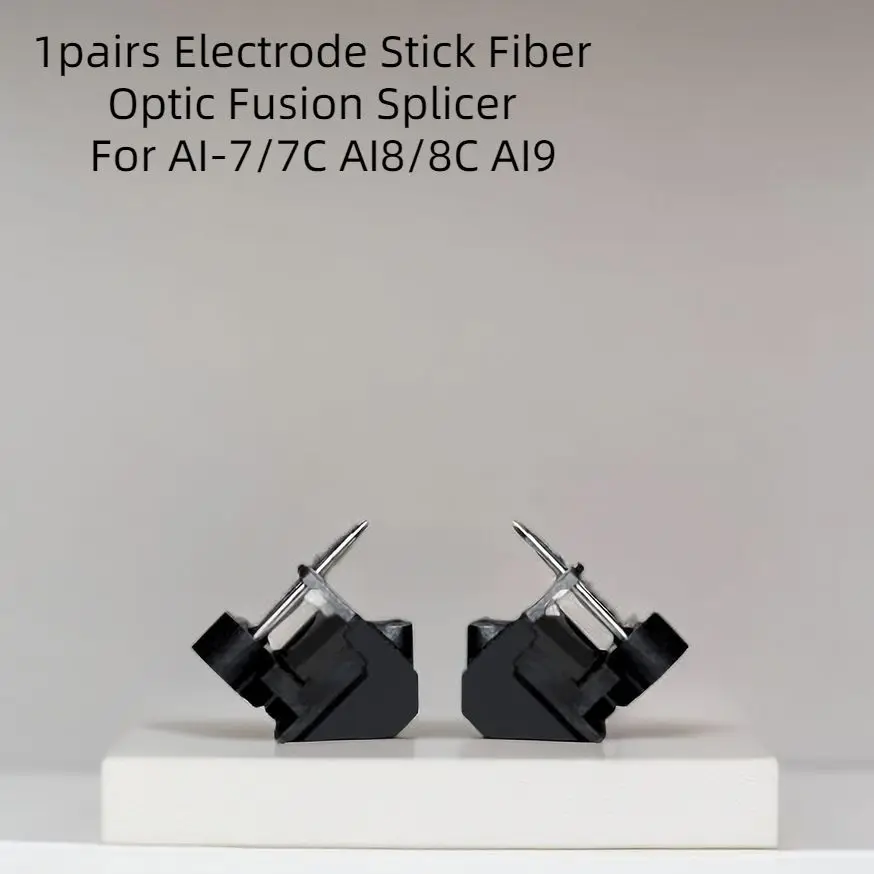 1pair Electrode Stick Fiber Optic Fusion Splicer Original Electrode Accessories For AI-7/7S/AI-8/6C/7C/8C/7V/7X/S9/AI-6
1pair Electrode Stick Fiber Optic Fusion Splicer Original Electrode Accessories For AI-7/7S/AI-8/6C/7C/8C/7V/7X/S9/AI-6