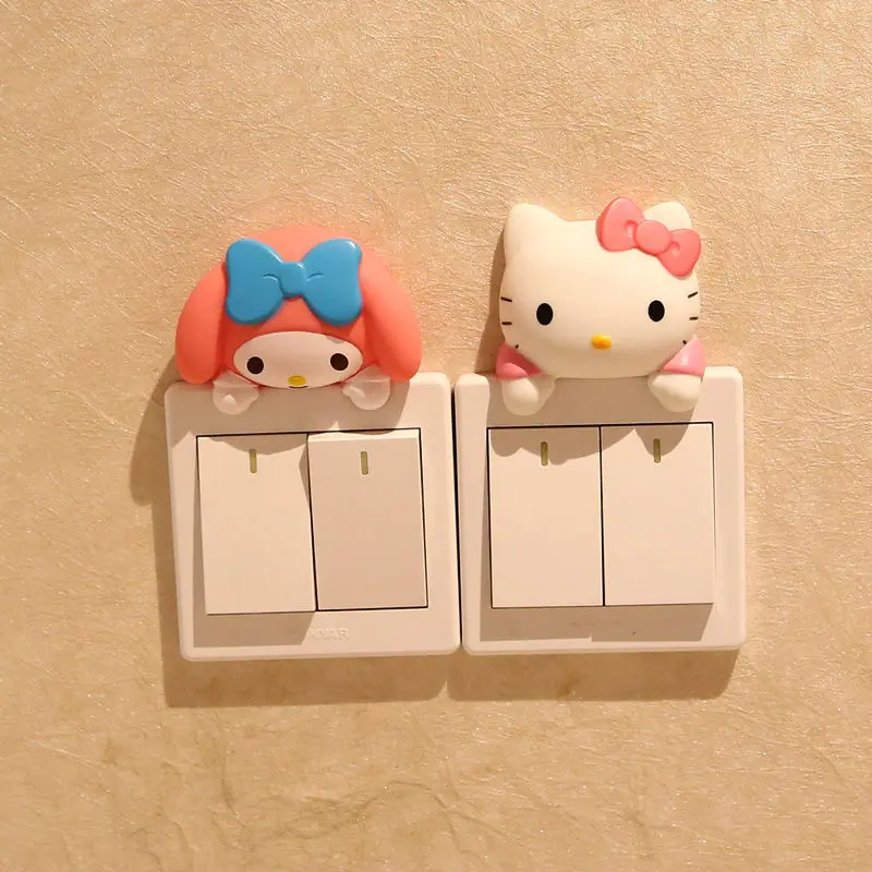 Kawaii Sanrio Switch Sticker Hello Kitty My Melody Cute Anime Cartoon Room Wall Socket 3D Sticker Decor Accessories Girls Gifts
Kawaii Sanrio Switch Sticker Hello Kitty My Melody Cute Anime Cartoon Room Wall Socket 3D Sticker Decor Accessories Girls Gifts