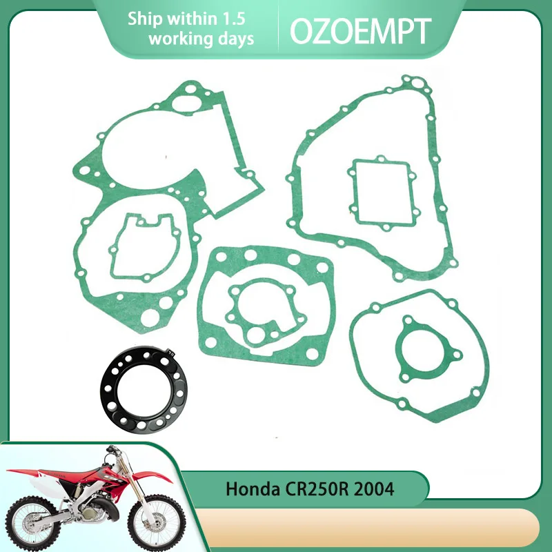 Ремонтная прокладка двигателя для цилиндра двигателя OZOEMPT, подходит для Honda CR250R 2004
Ремонтная прокладка двигателя для цилиндра двигателя OZOEMPT, подходит для Honda CR250R 2004