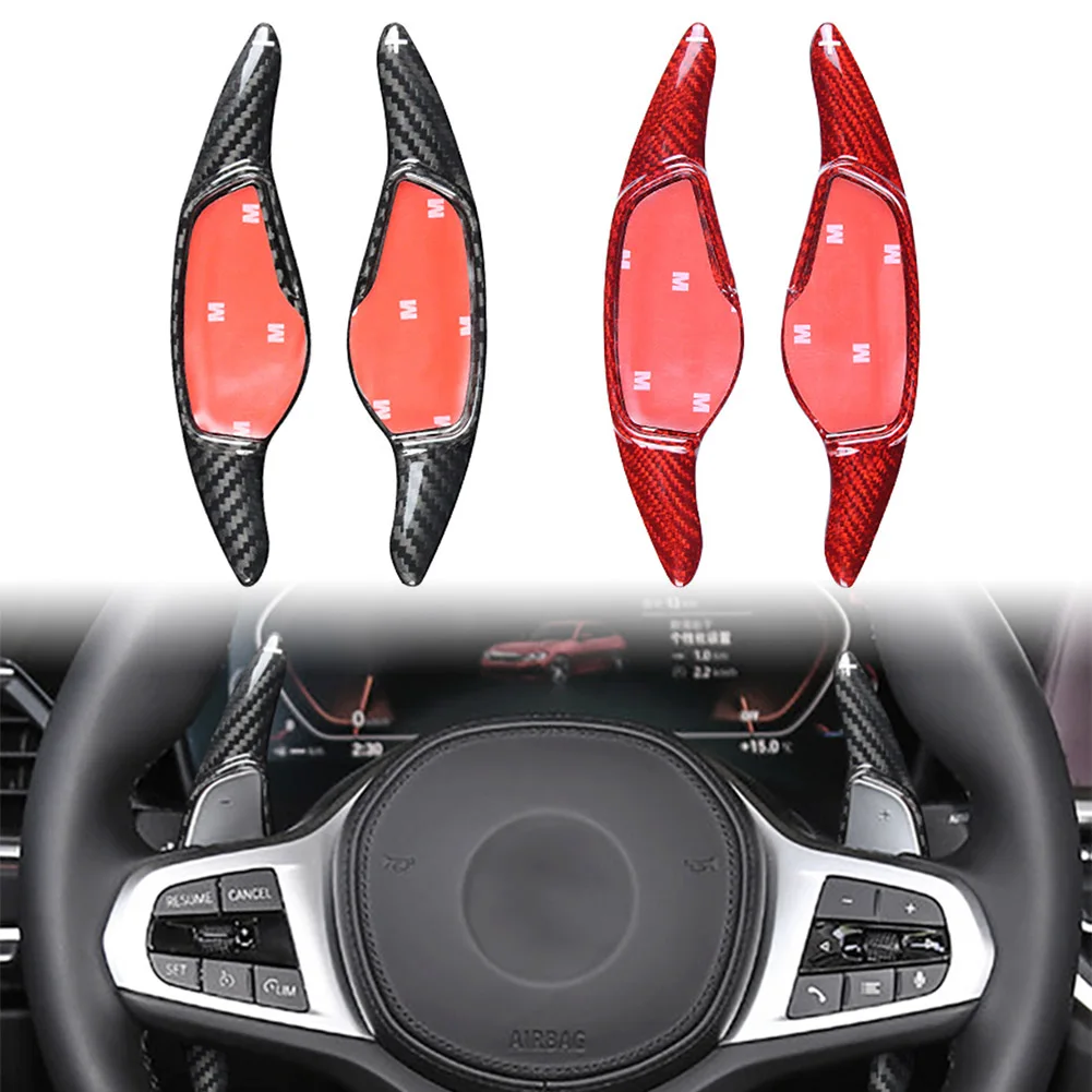 2Pcs/Pair Carbon Fiber Car Steering Wheel Shift Paddle Shifter Extension Parts For Hyundai LA Festa 2019 2020 2021
2Pcs/Pair Carbon Fiber Car Steering Wheel Shift Paddle Shifter Extension Parts For Hyundai LA Festa 2019 2020 2021