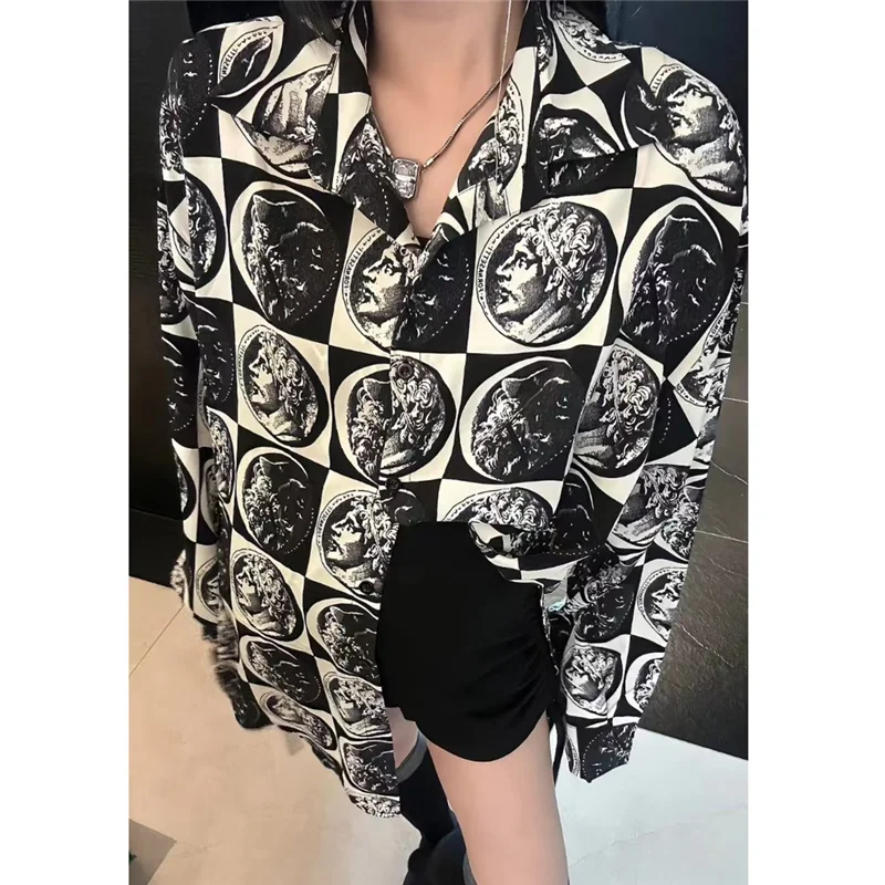 Vintage Print Shirt Japanese Retro Korean Blouse Hawaiian Style Short-Sleeved Girl Casual Niche Shirt Female Top
Vintage Print Shirt Japanese Retro Korean Blouse Hawaiian Style Short-Sleeved Girl Casual Niche Shirt Female Top