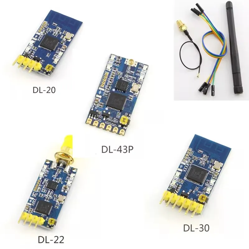 

2.4G CC2530 zigbee wireless transmission and reception module serial port transparent TTL interface without development