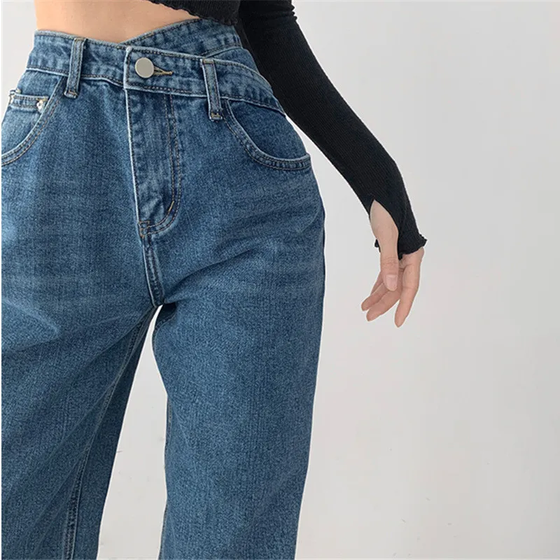 Straight Leg Jeans Women Long Jeans High Waist Vintage Denim Pants
Straight Leg Jeans Women Long Jeans High Waist Vintage Denim Pants