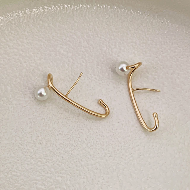 Bilandi-Boucles d'oreilles en métal pour femmes, bijoux modernes, doux, tempérament coréen, tendance cool, accessoires d'oreille, nouvelle tendance, offre spéciale, 2024 2