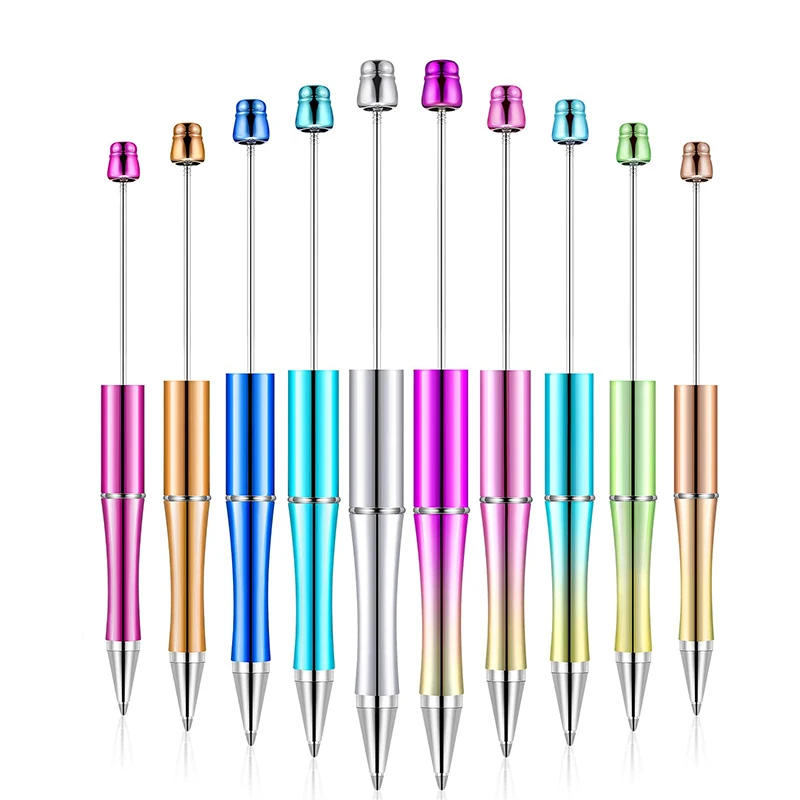 50Pcs Plastic Beadable Pen Bead Black Ink Ballpoint DIY Making Kit Pens for Women Kids Students Office School 10 Colors
50Pcs Plastic Beadable Pen Bead Black Ink Ballpoint DIY Making Kit Pens for Women Kids Students Office School 10 Colors