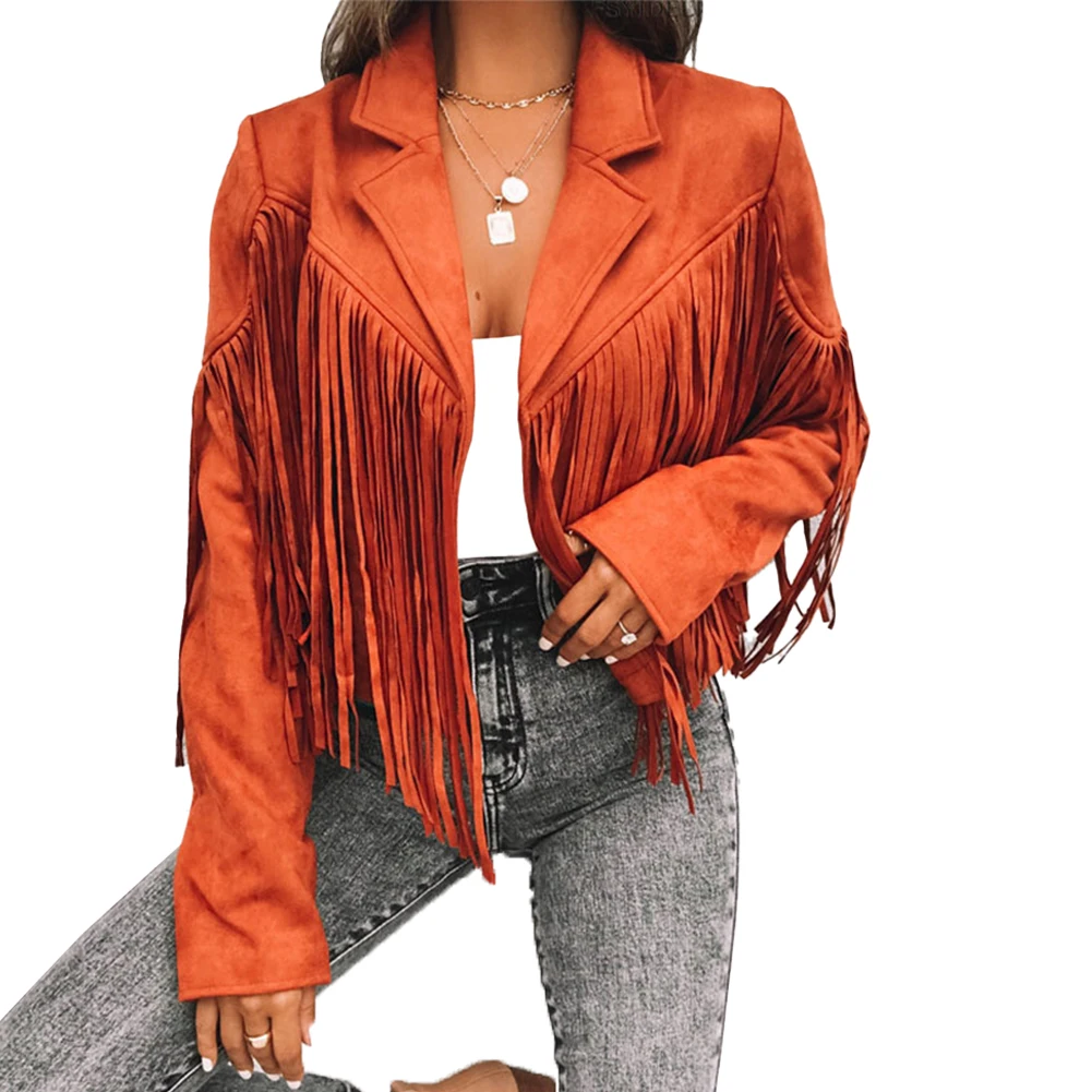 Womens Jacket Womens Tops Non Strech Regular Solid Color Blazer Crop Jacket Faux Suede Leather Coat Comfortable
Womens Jacket Womens Tops Non Strech Regular Solid Color Blazer Crop Jacket Faux Suede Leather Coat Comfortable