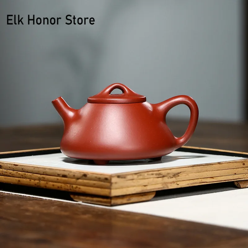 

Чайники из китайской исинской фиолетовой глины, 200 мл, аутентичный чайник ручной работы, чайник из необработанной руды, красивый чайник, известный чайный набор Zisha, подарок на чай