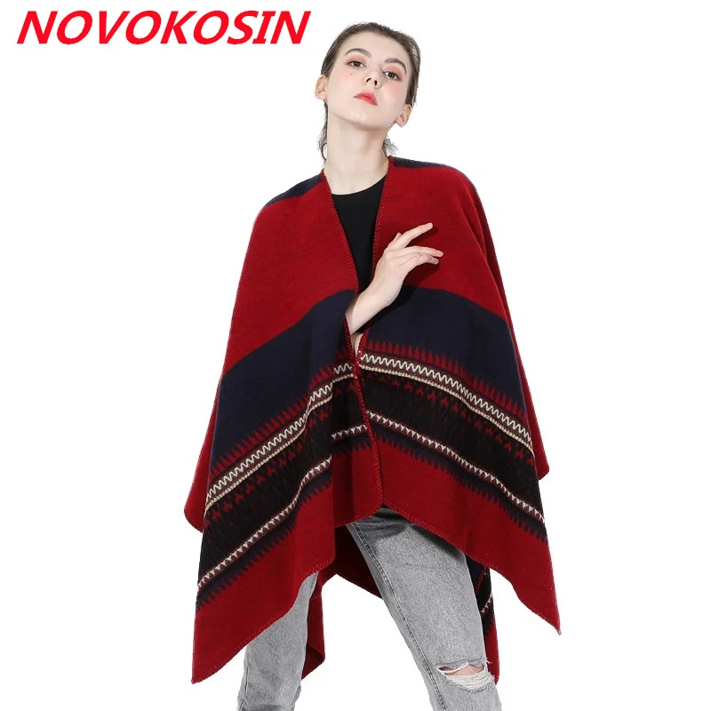Female Outside Wear Cloak Printed Air Conditioning Blanket Women Ethnic Poncho Cape Autumn Winter Warm Faux Cashmere Shawl
Female Outside Wear Cloak Printed Air Conditioning Blanket Women Ethnic Poncho Cape Autumn Winter Warm Faux Cashmere Shawl