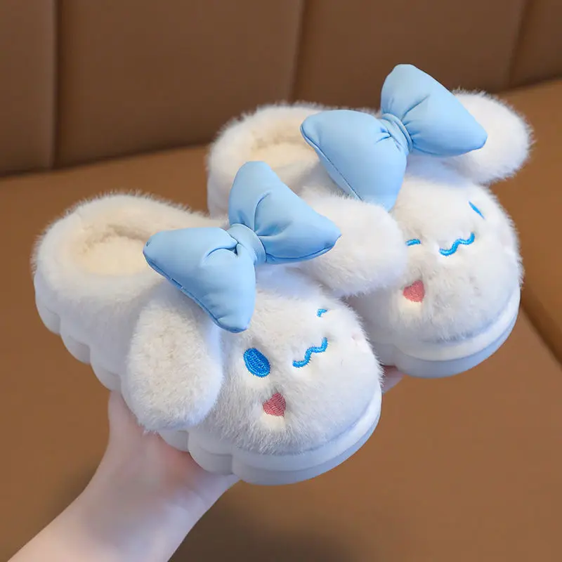 Anime Sanrio Plush Cotton Slippers Cinnamoroll Accessories Cute Kawaii Autumn Winter Home Thick Bottom Anti-Slip Toys Girl Gift
Anime Sanrio Plush Cotton Slippers Cinnamoroll Accessories Cute Kawaii Autumn Winter Home Thick Bottom Anti-Slip Toys Girl Gift