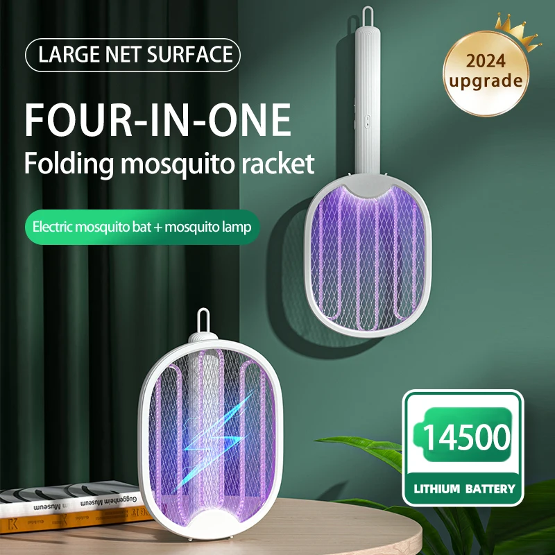3500V Foldable Electric Mosquito Killer Zapper USB Rechargeable Anti Mosquitos Racket Angle Adjustable UV Light Exterminator
3500V Foldable Electric Mosquito Killer Zapper USB Rechargeable Anti Mosquitos Racket Angle Adjustable UV Light Exterminator