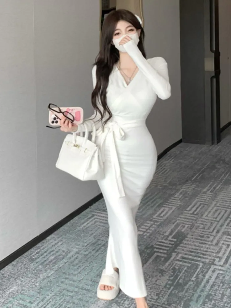 Женское платье с длинными повязками с длинными рукавами Ремонт платья с рыбьим хвостом вечеринка мода женское платье весна осень новый 
Женское платье с длинными повязками с длинными рукавами Ремонт платья с рыбьим хвостом вечеринка мода женское платье весна осень новый