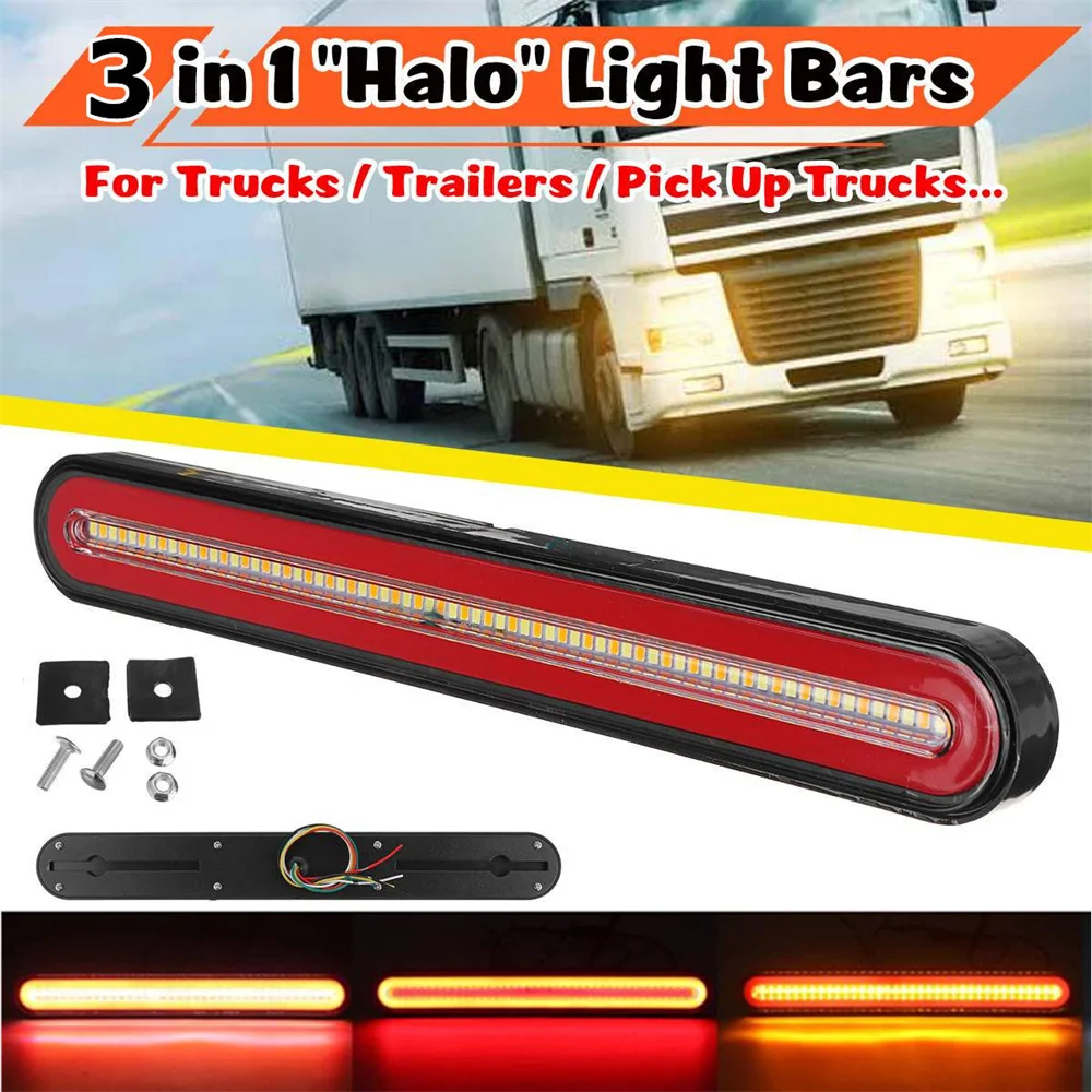 3 In 1 Waterproof 12V 24 Truck LED Tail Light Rear Lamp Stop Reverse Safety Indicator Fog Lights for Trailer Truck Car Taillight
3 In 1 Waterproof 12V 24 Truck LED Tail Light Rear Lamp Stop Reverse Safety Indicator Fog Lights for Trailer Truck Car Taillight