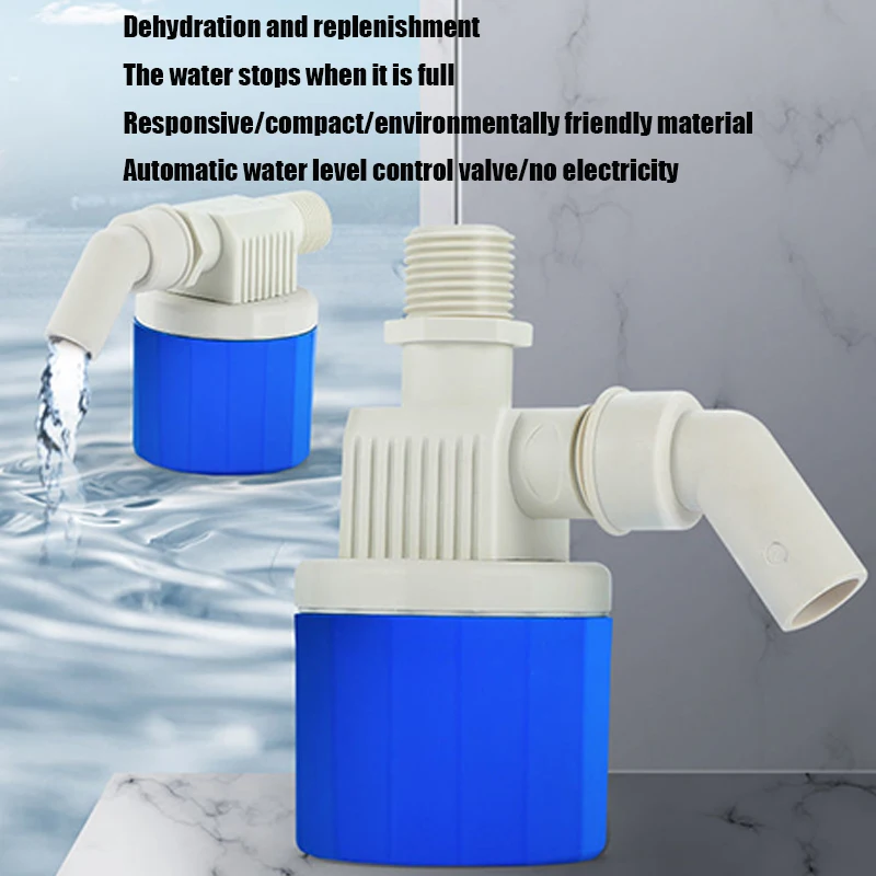 

1/2" 3/4" 1" Male Thread Automatic Water Level Valve Internal Installation Tower Float Ball Valve Tank Valve Flush Toilet