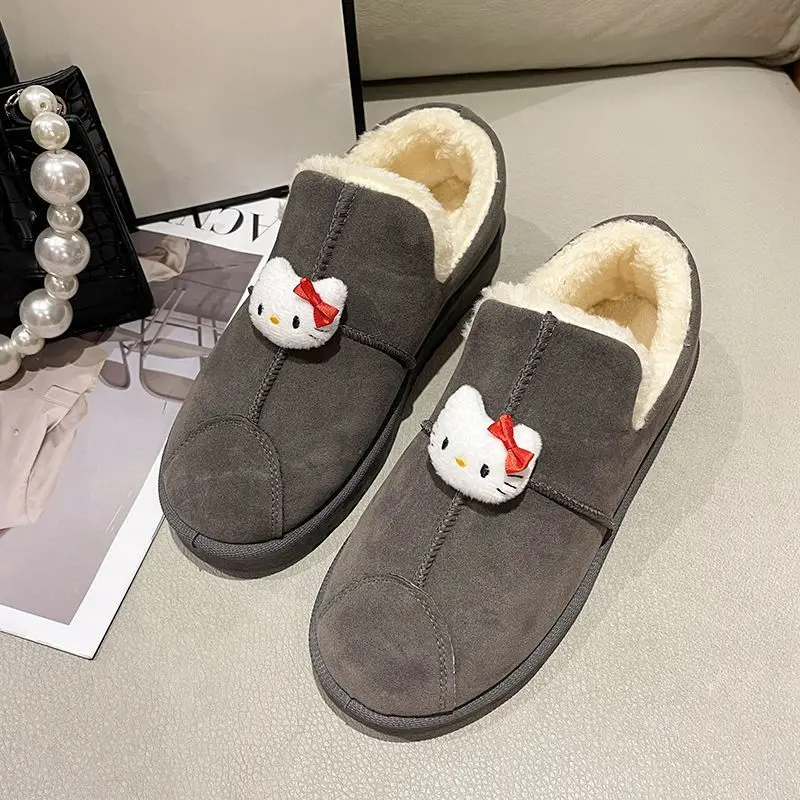 Anime Cartoon Sanrio Hello Kitty Boots Y2K Autumn and Winter New Women's Velvet Thickened Warm Snow Boots Student Short Shoes
Anime Cartoon Sanrio Hello Kitty Boots Y2K Autumn and Winter New Women's Velvet Thickened Warm Snow Boots Student Short Shoes