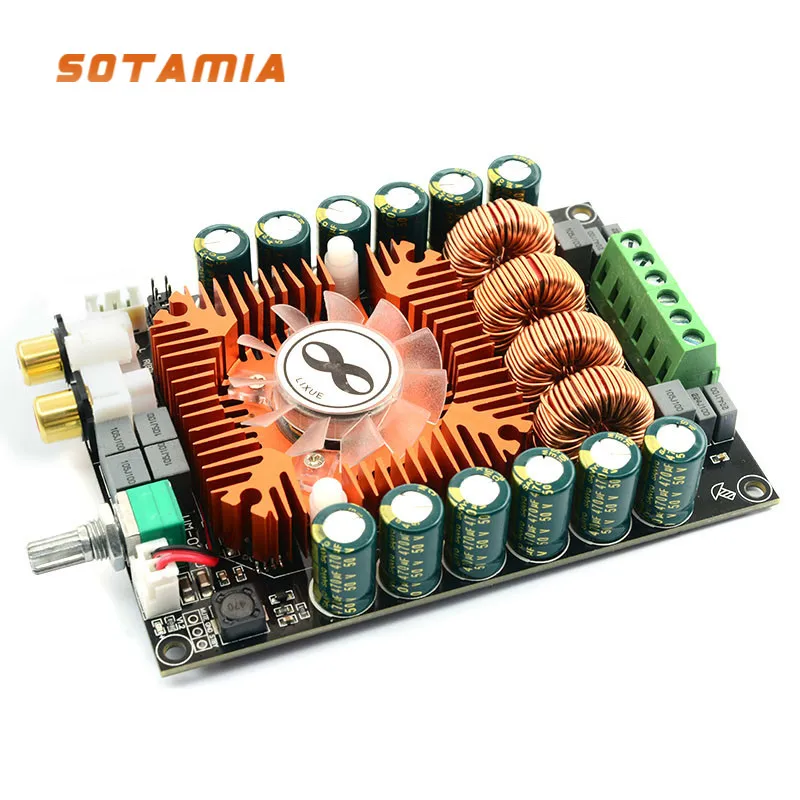 SOTAMIA TDA7498E Power Amplifier Audio Board 160W*2 Stereo Digital Sound Amplifiers Home Audio Amp Support BTL 200W Home Theater
SOTAMIA TDA7498E Power Amplifier Audio Board 160W*2 Stereo Digital Sound Amplifiers Home Audio Amp Support BTL 200W Home Theater
