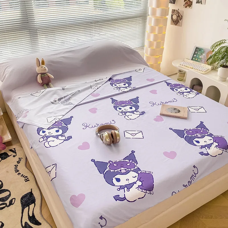 

Спальный мешок Sanrio Kuromi Cinnamoroll Hello Kitty, дорожный портативный хлопковый простынь, покрывало, милый подарок