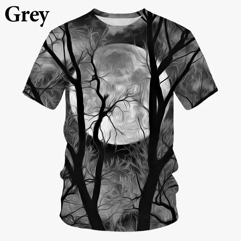 2022 Summer Moon Tree 3d Printed T-shirt Funny Casual Personality Short-sleeved Shirt
2022 Summer Moon Tree 3d Printed T-shirt Funny Casual Personality Short-sleeved Shirt