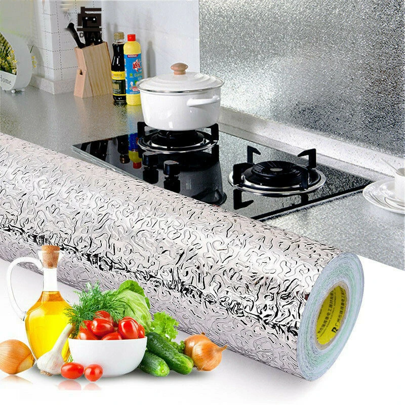 40*100cm Waterproof Oil-proof Aluminum Foil Kitchen Wall Sticker High Temp Resistant House Renovation Practical
40*100cm Waterproof Oil-proof Aluminum Foil Kitchen Wall Sticker High Temp Resistant House Renovation Practical