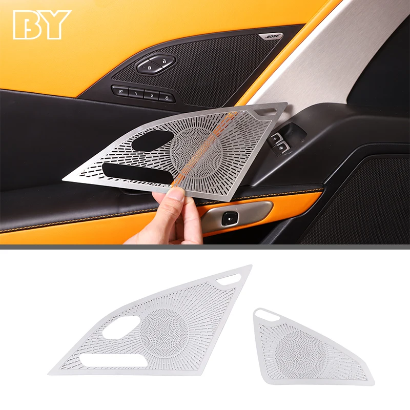 Car Door Speaker Tweeters Net Cover Trim Accessories For Chevrolet Corvette C7 2014-19 Stainless Steel Silver
Car Door Speaker Tweeters Net Cover Trim Accessories For Chevrolet Corvette C7 2014-19 Stainless Steel Silver