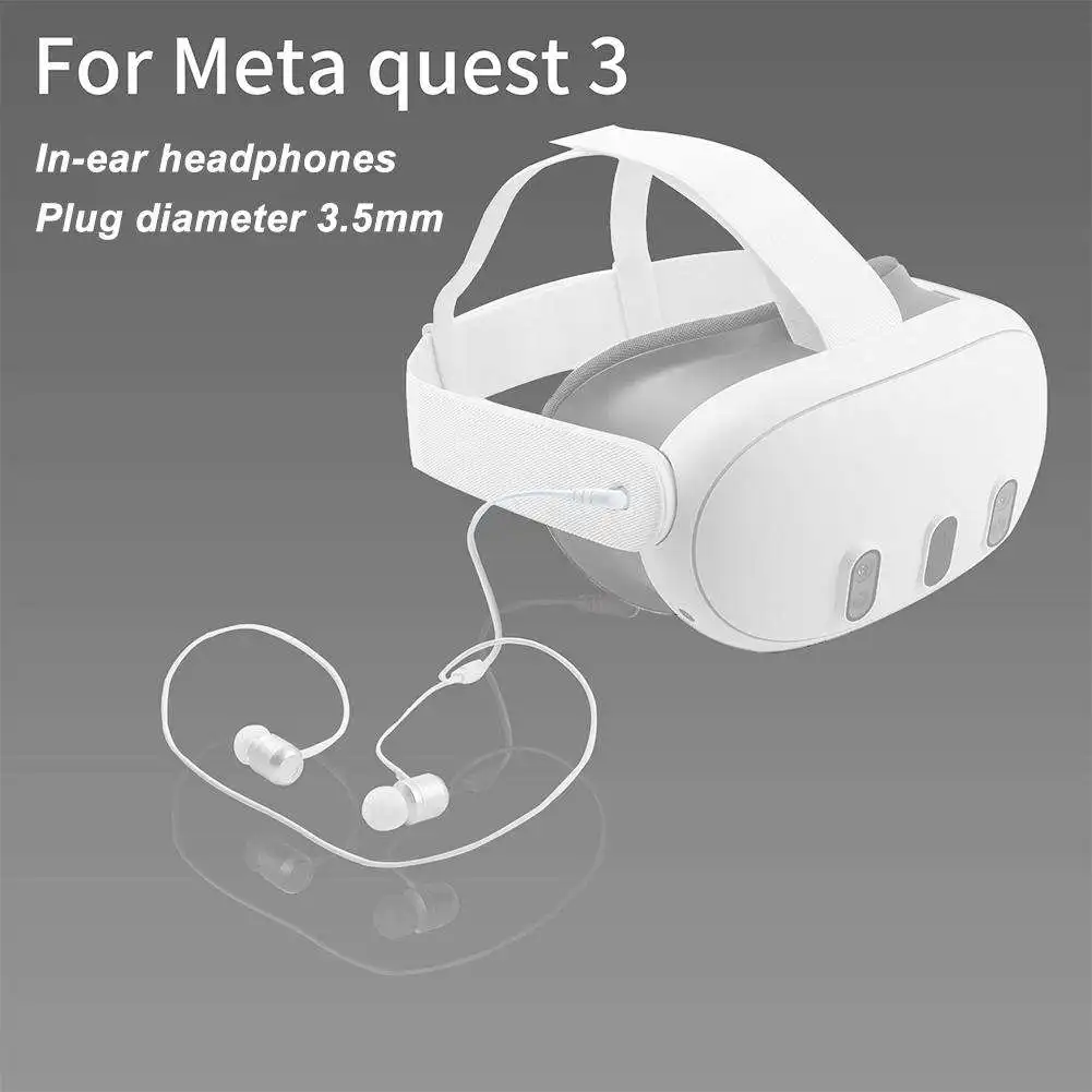 

Легкие Внутриканальные наушники-вкладыши с подавлением звука и шума на 360 градусов для Meta Quest 3 Vr R4x1