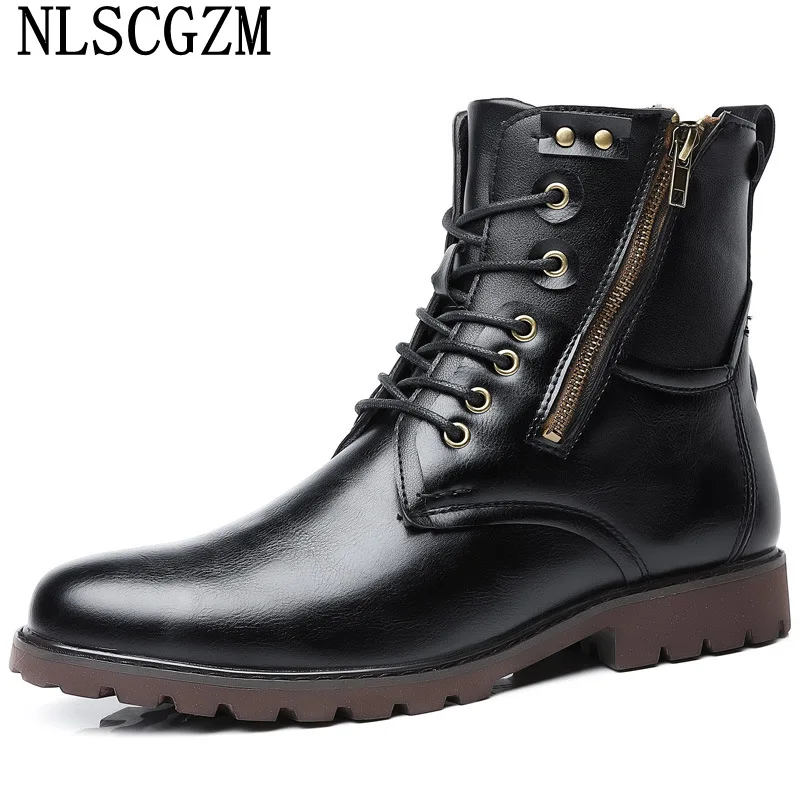 

Brown Motorcycle Boots Stivali Designer Shoes for Man 2024 Black Boots Men Ankle Boots Man Leather Casual Shoes Chaussure Homme
