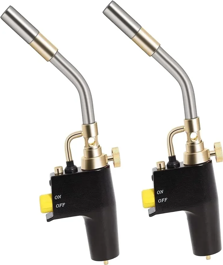 

TS8000 Propane Torch Head 2Pack by Wadoy High Intensity Trigger-Start Soldering Torch Compatible with MAPP/Propane for Soldering