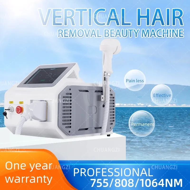 

2024 New 808 Painless Permanent Hair Removal Semiconductor 2000W Power 3 Wavelength Ice Platinum Hair Remover 755 808 1064nm